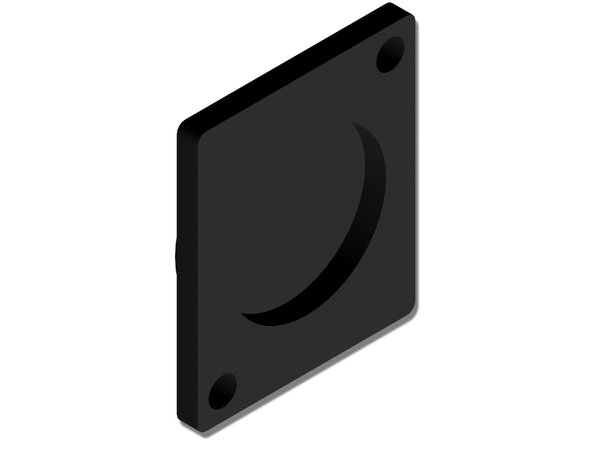 Procab VCD10 D-Panel D sizes Blind plate 